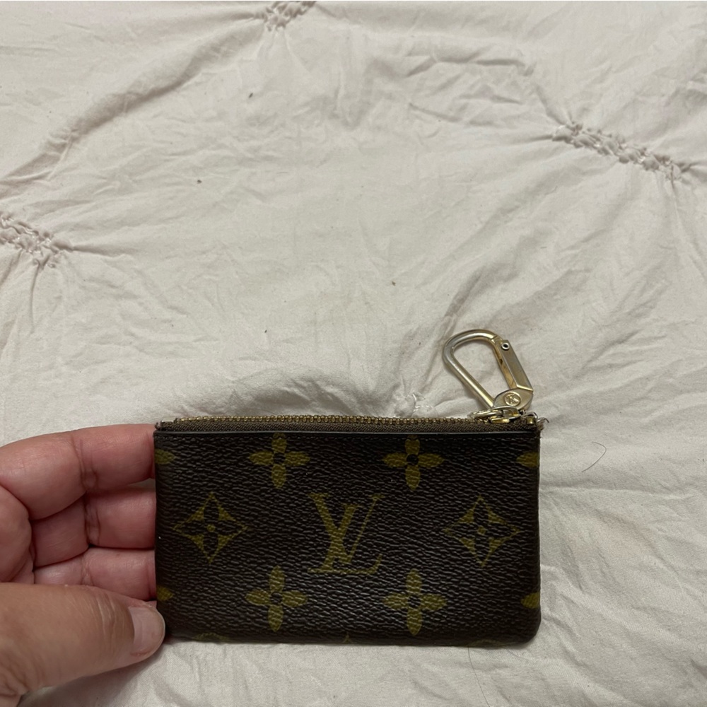 Authentic LV Key Pouch Vuittonette Monogram #M62650 Great Condition